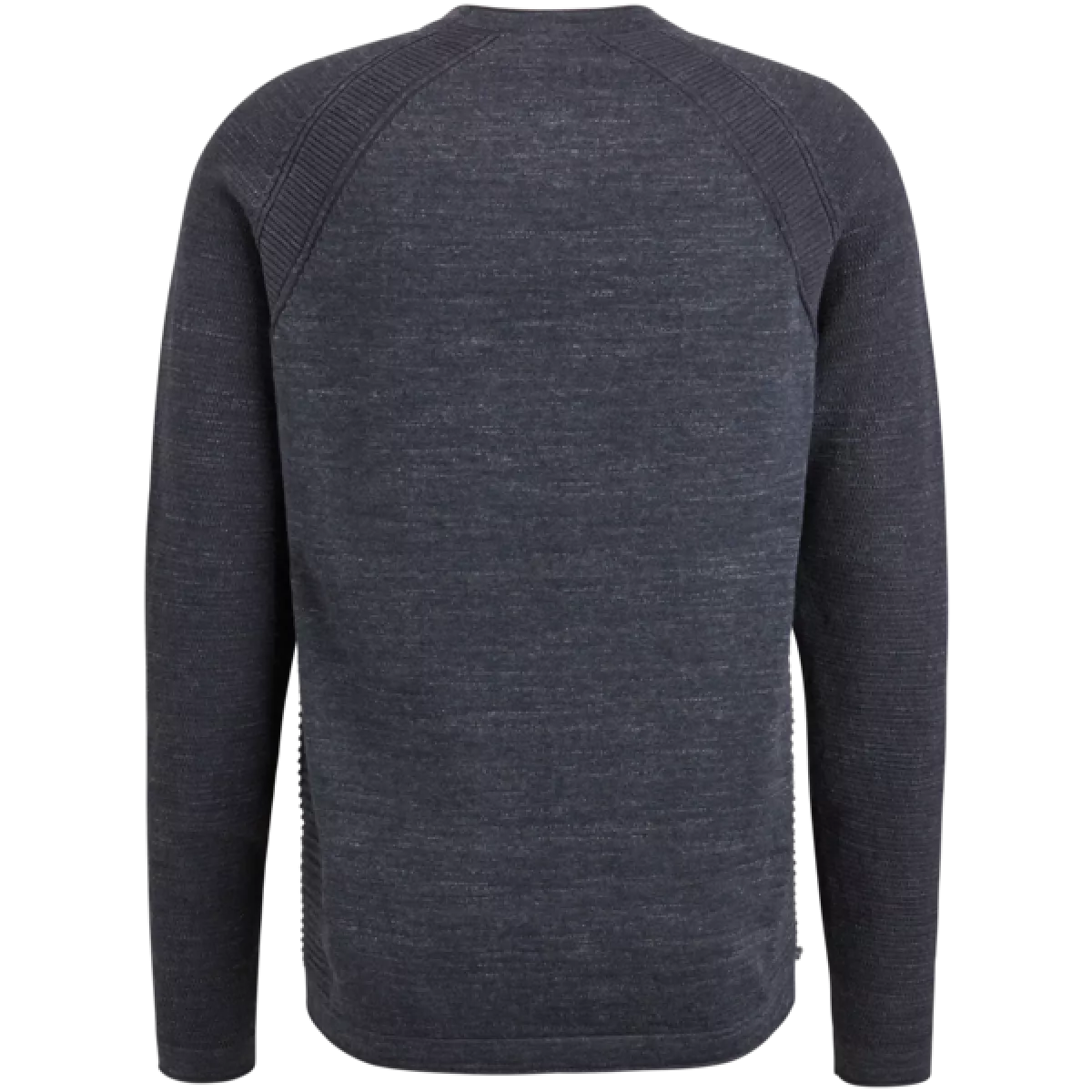 Cast Iron Cast Iron Crewneck cotton heather plated cre Donker blauw