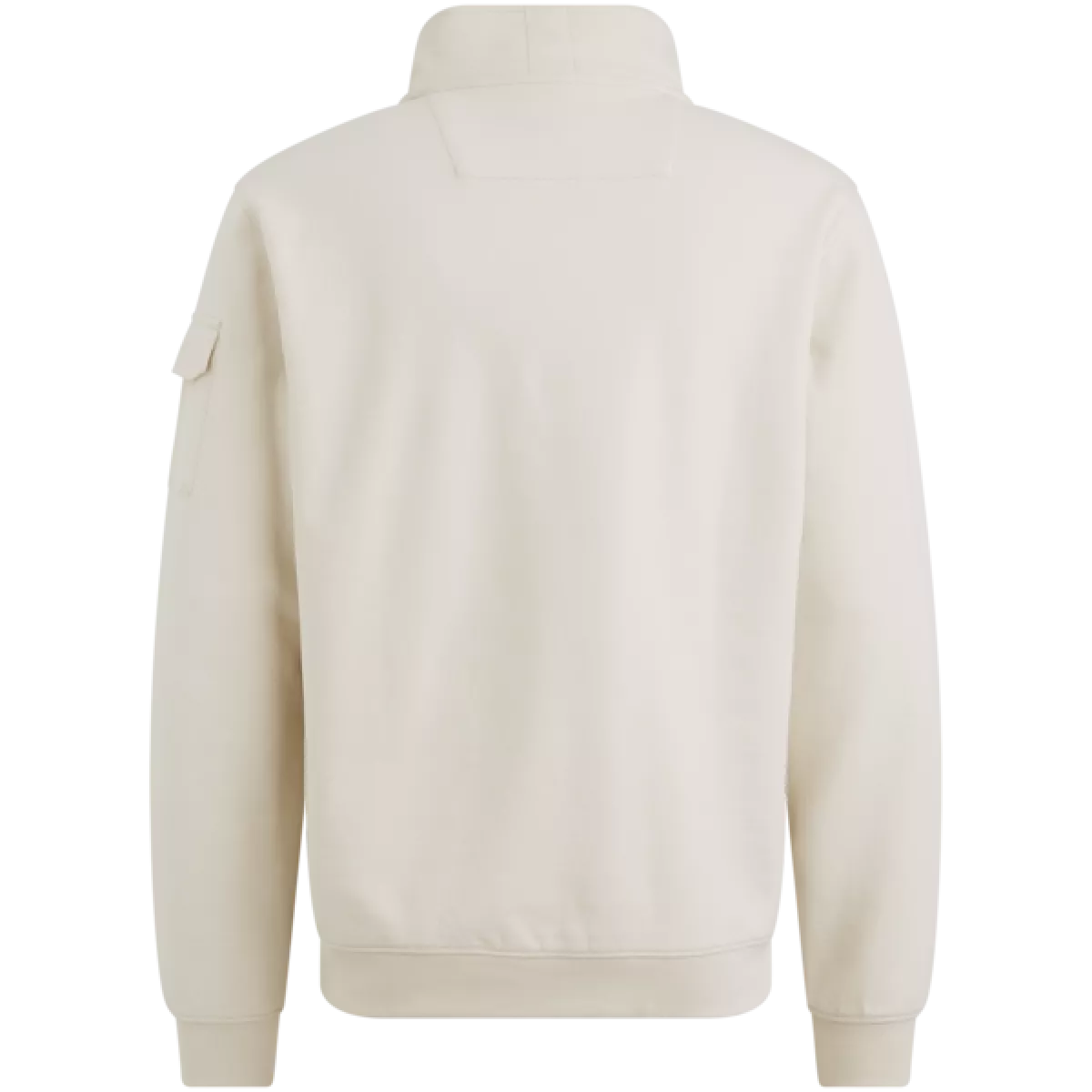 PME Legend PME Legend Half zip collar interlock jersey Off white