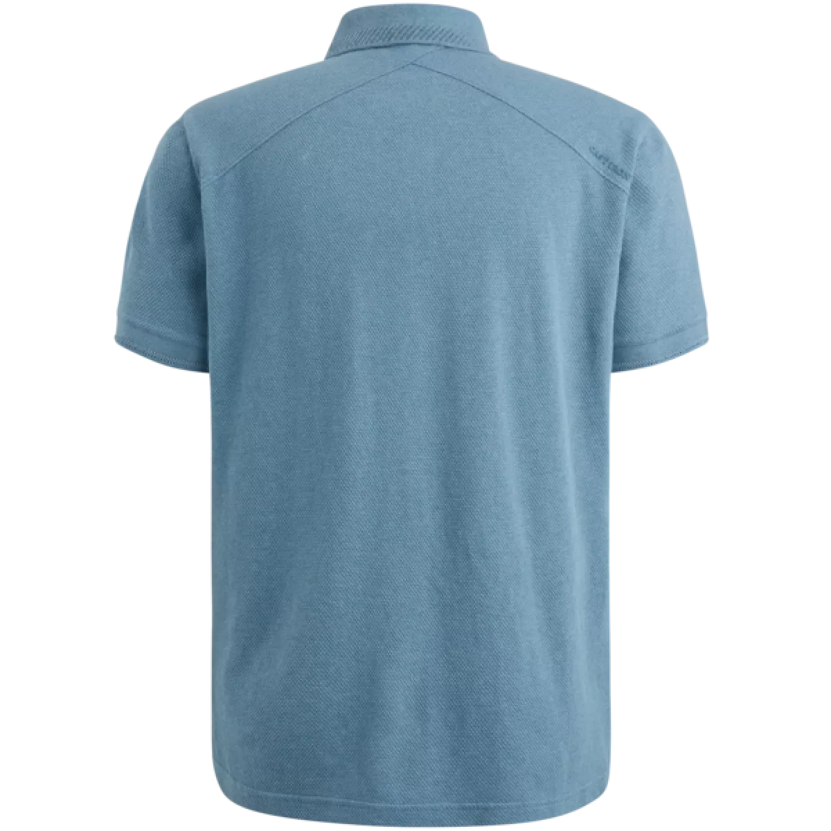 Cast Iron Cast Iron Short sleeve polo popcorn jersey m Blauw