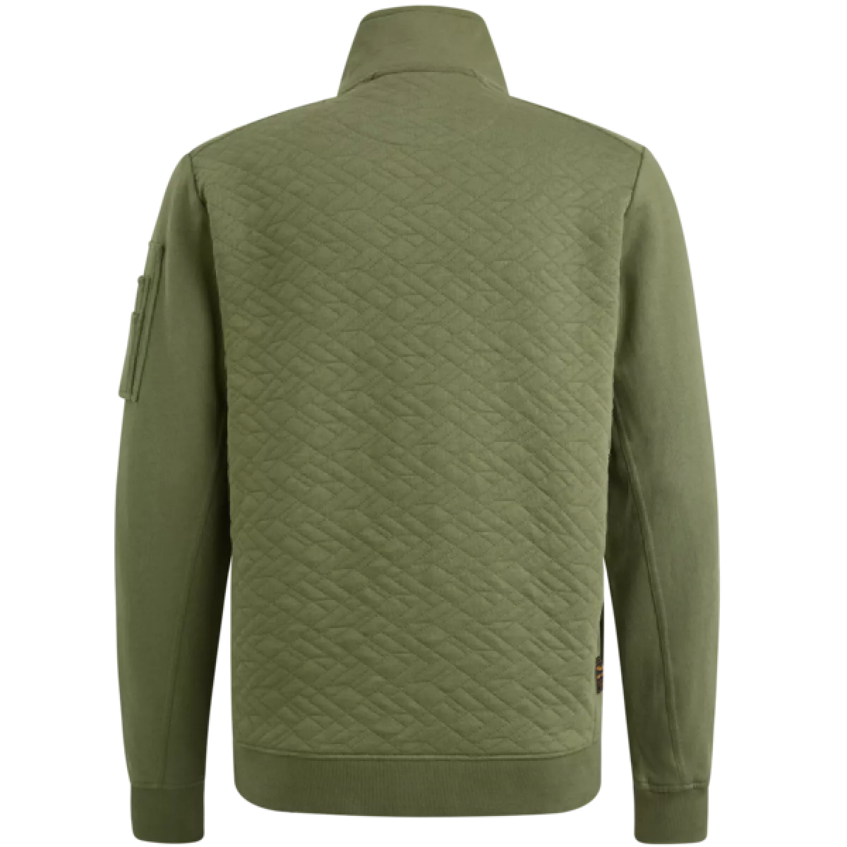 PME Legend PME Legend Zip jacket jacquard interlock swea Groen