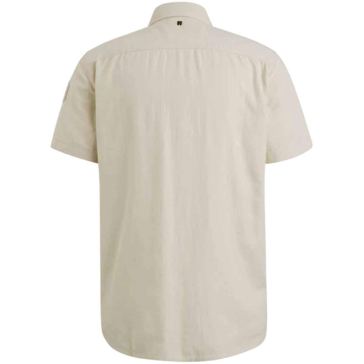 PME Legend PME Legend Short Sleeve Shirt Slub Cotton Off white