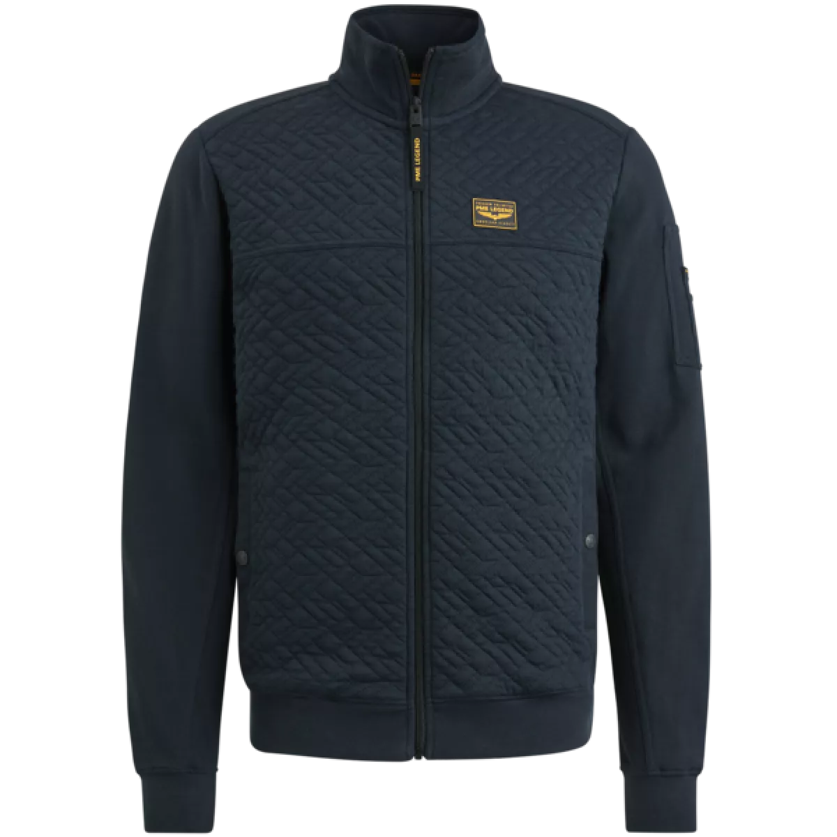 PME Legend PME Legend Zip jacket jacquard interlock swea Navy