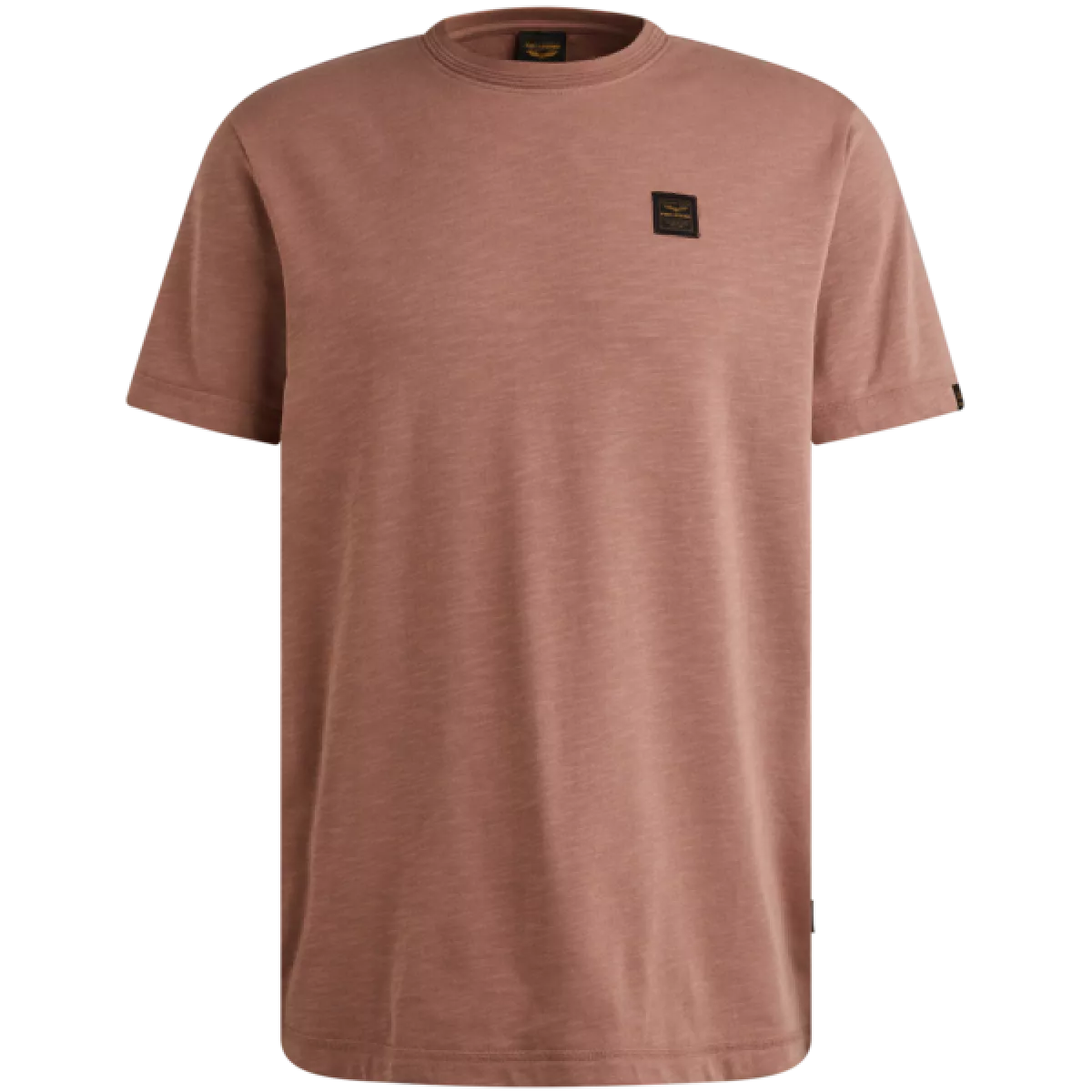 PME Legend PME Legend Short sleeve r-neck heavy slub jer Donker grijs