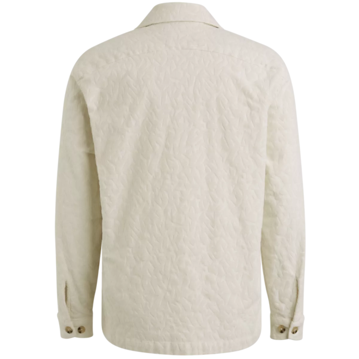 Cast Iron Cast Iron LONG SLEEVE SHIRT Ribcord Tonal pr Licht grijs