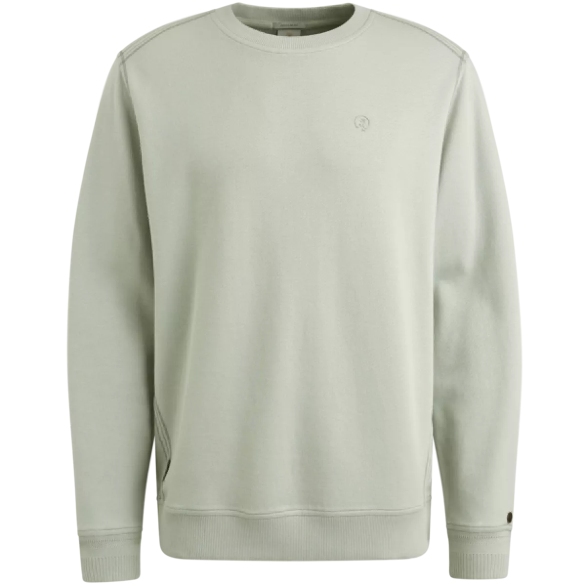 Cast Iron Cast Iron Long sleeve r-neck regular fit twi Licht grijs