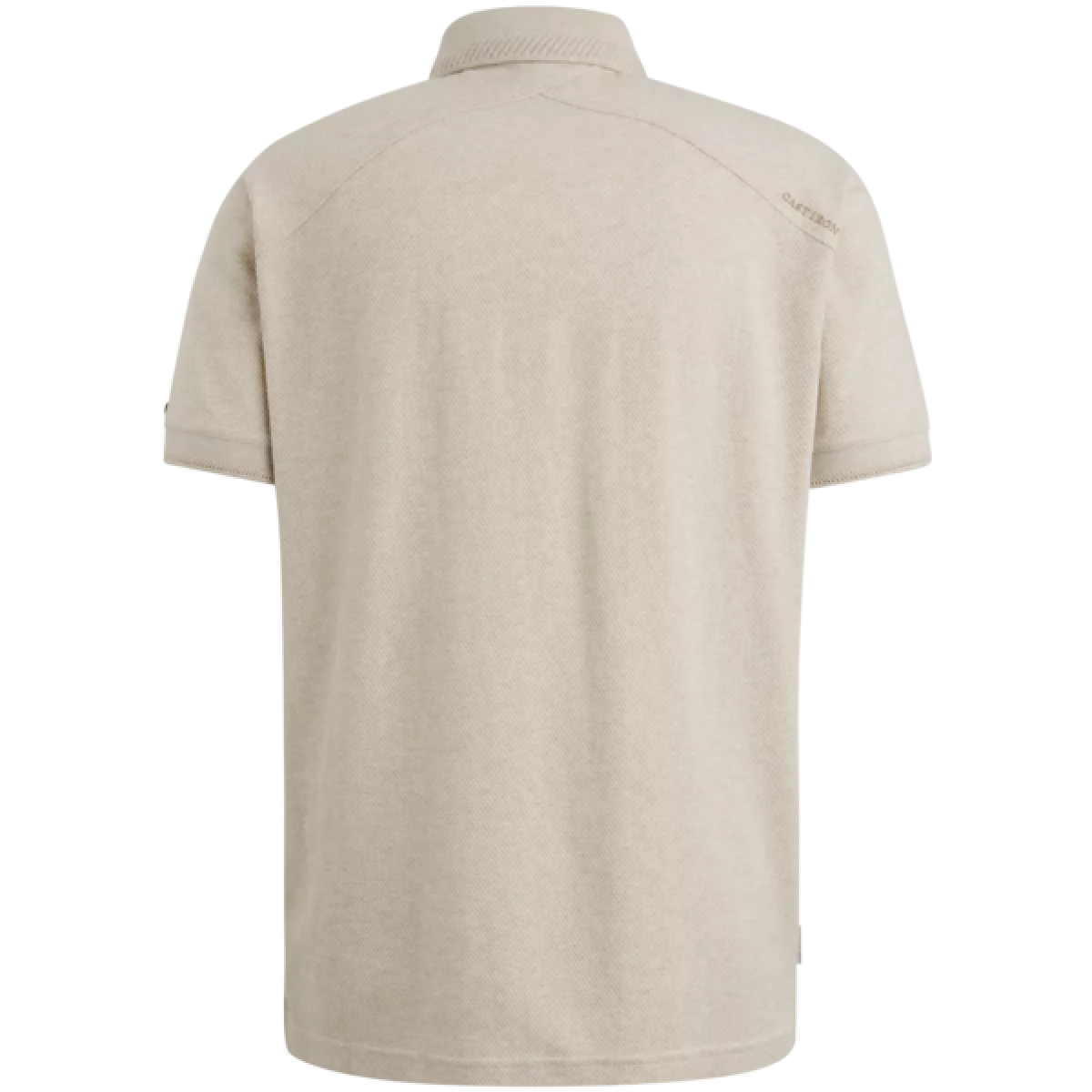 Cast Iron Cast Iron Short sleeve polo popcorn jersey m Beige