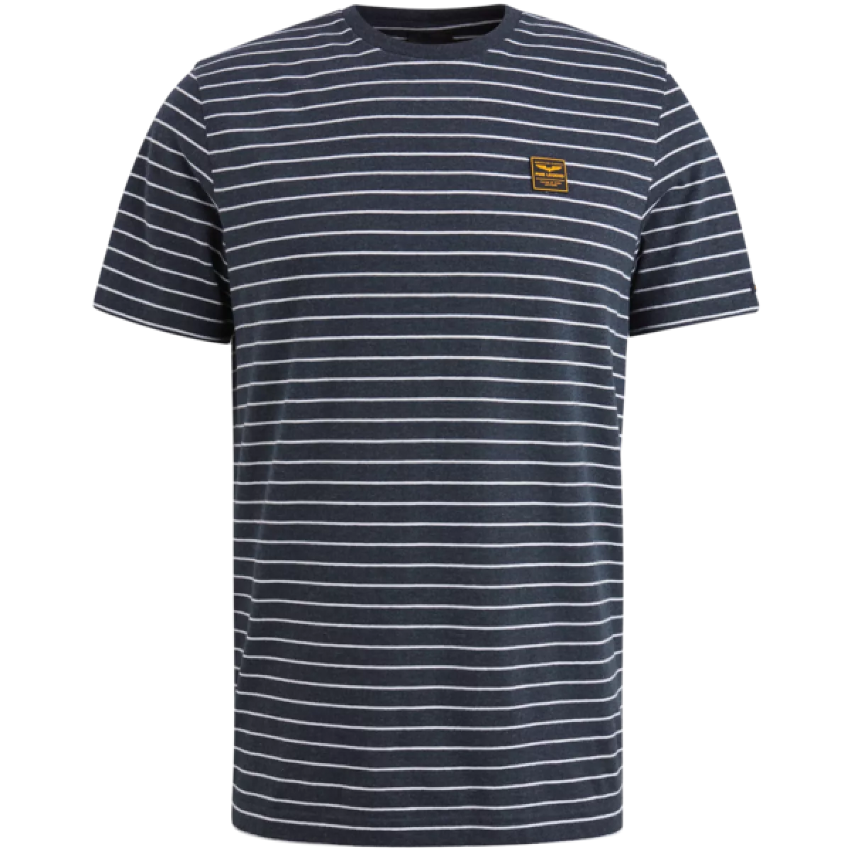 PME Legend PME Legend Short sleeve r-neck yd melange str Navy