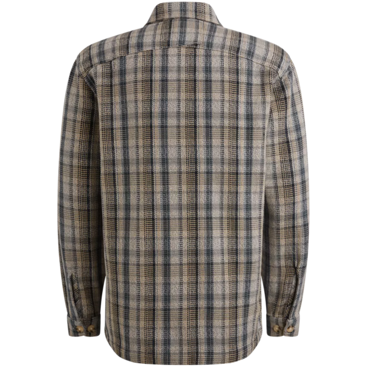 Cast Iron Cast Iron LONG SLEEVE SHIRT Heavy Check Navy